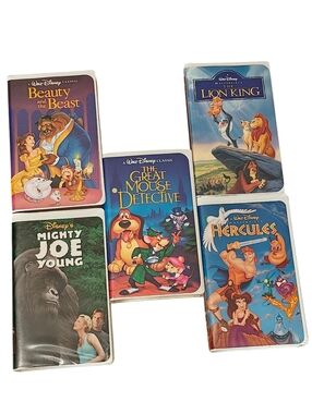 VINTAGE Disney VHS Collection - (Set of 5) 5lbs